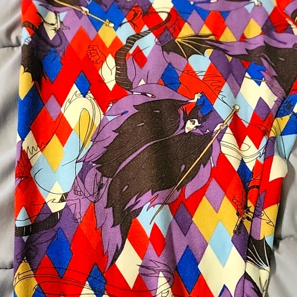 LuLaRoe one size leggings 3 pairs women's Disney Sleeping Beauty - Picture 12 of 14